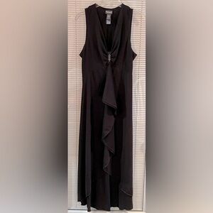 Hi-Low Sleeveless Bisou Bisou Black Dress Size 12